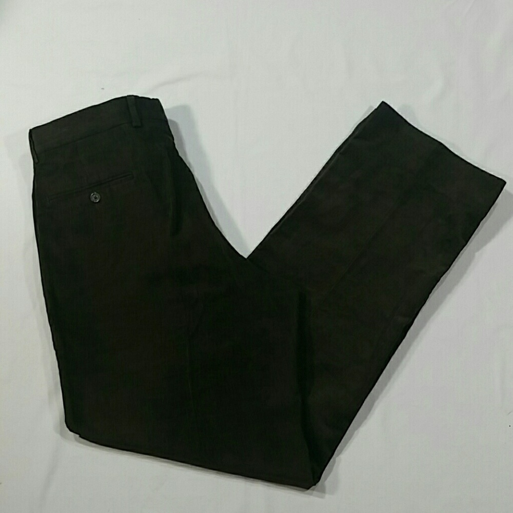 Joseph A Bank Brown Corduroy Slacks Pants 36 x 32